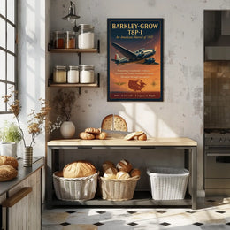 Barkley-Grow T8P-1 Vintage Aviation Poster Art