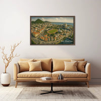 Sint Maarten Aerial View Poster