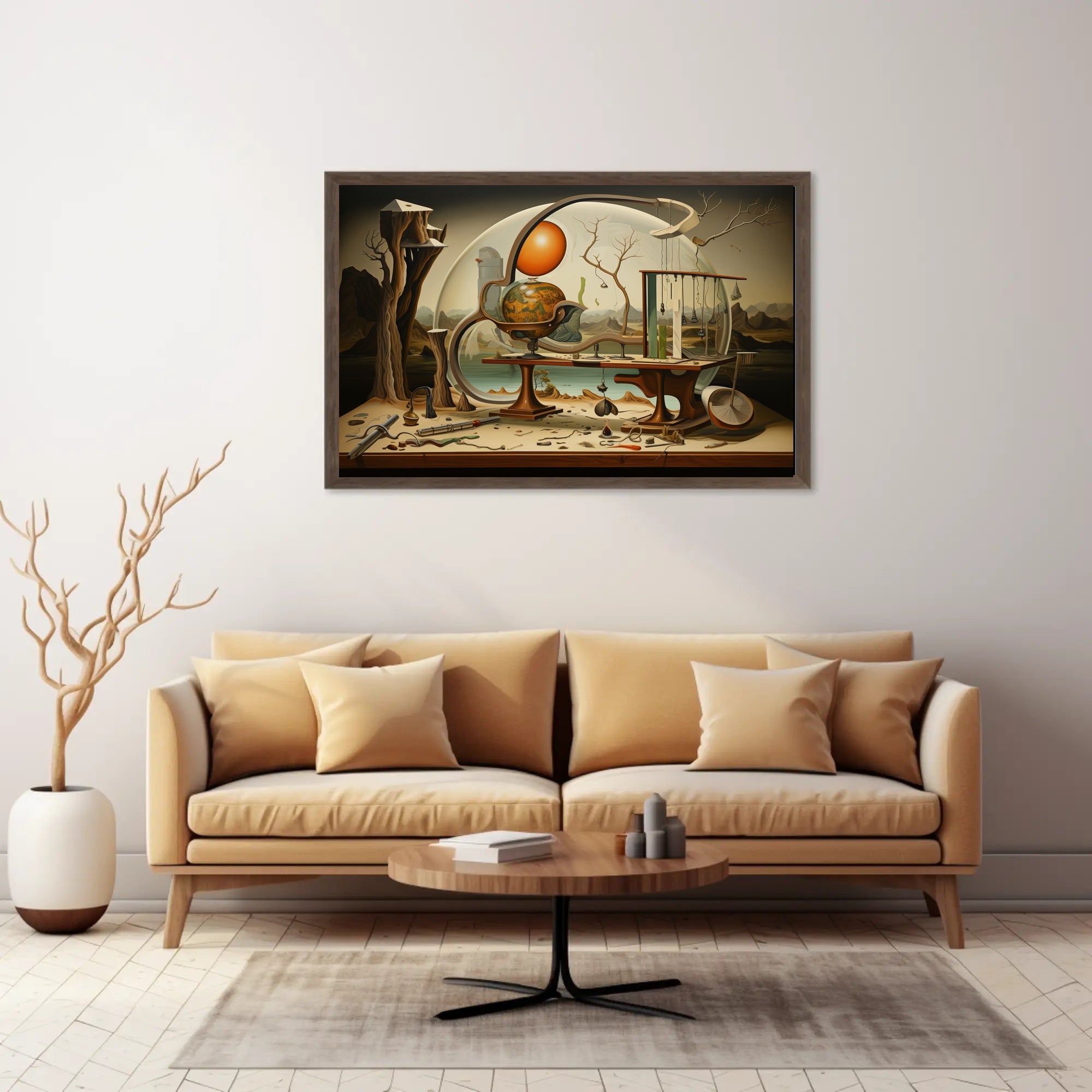 Surreal Scientific Dreamscape: Abstract or Artistic Poster