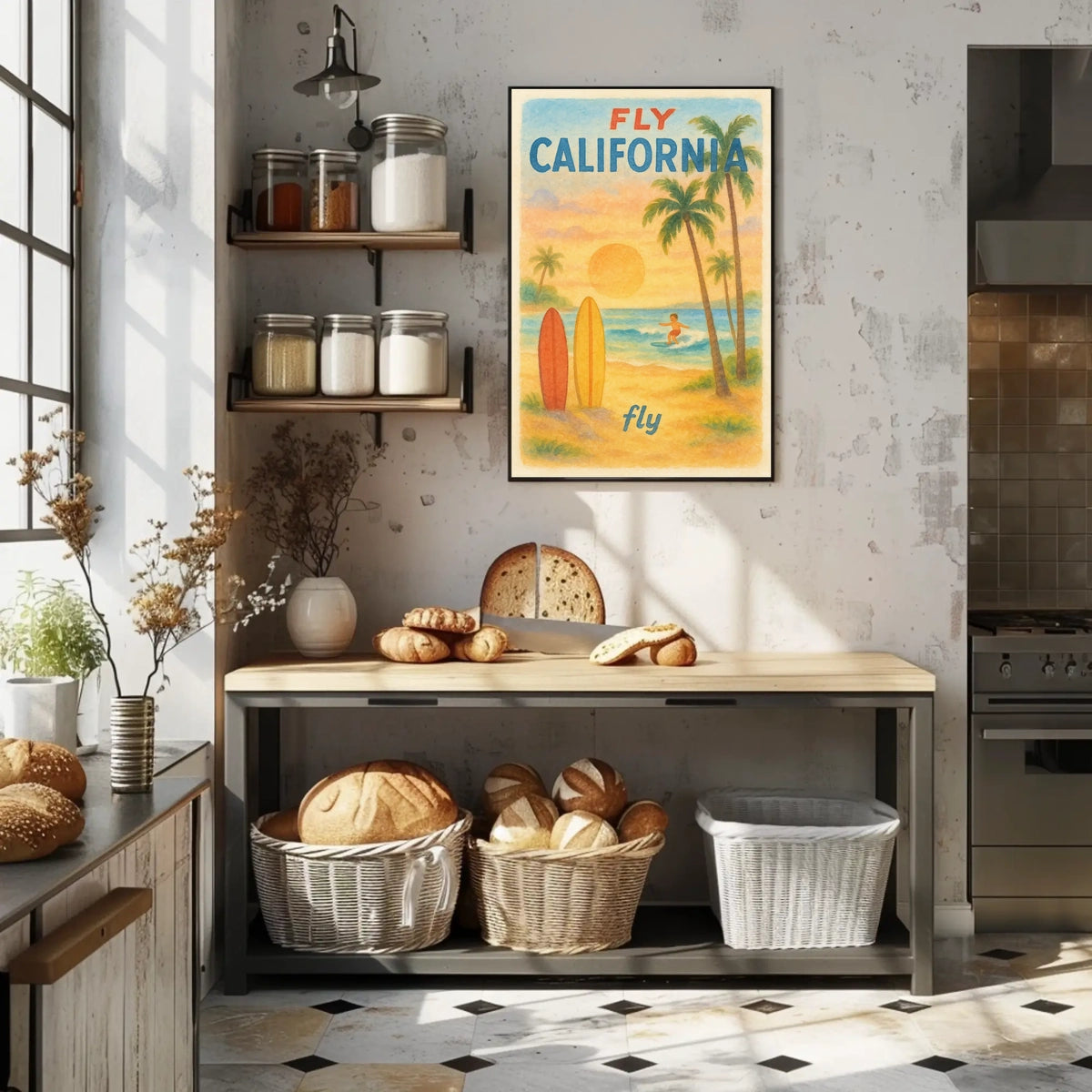 Fly California Poster