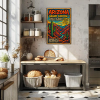 Grand Canyon Natural Wonders Travel Poster