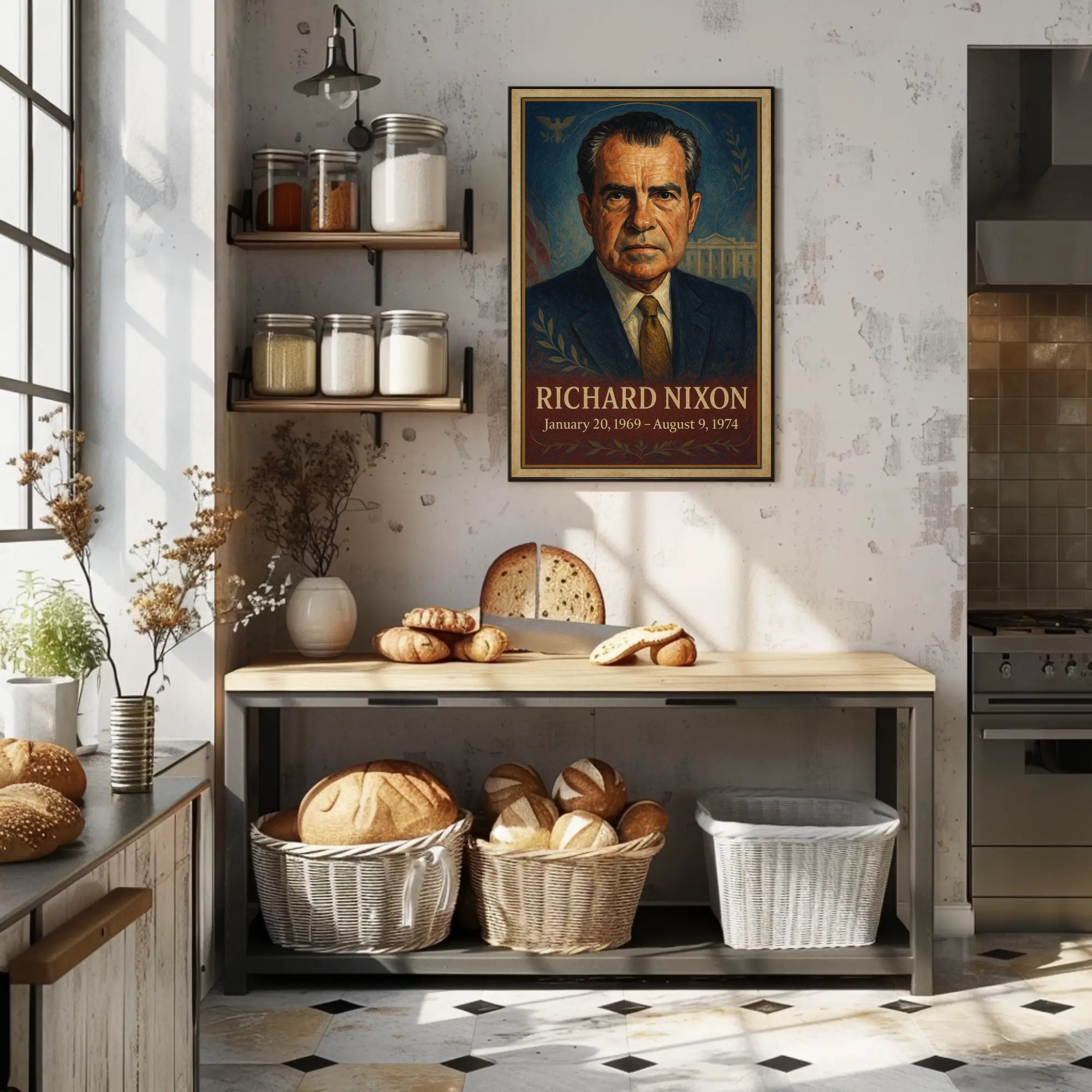 Richard Nixon Presidential Term Poster