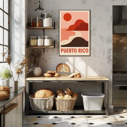 Puerto Rico Scenic Art Poster