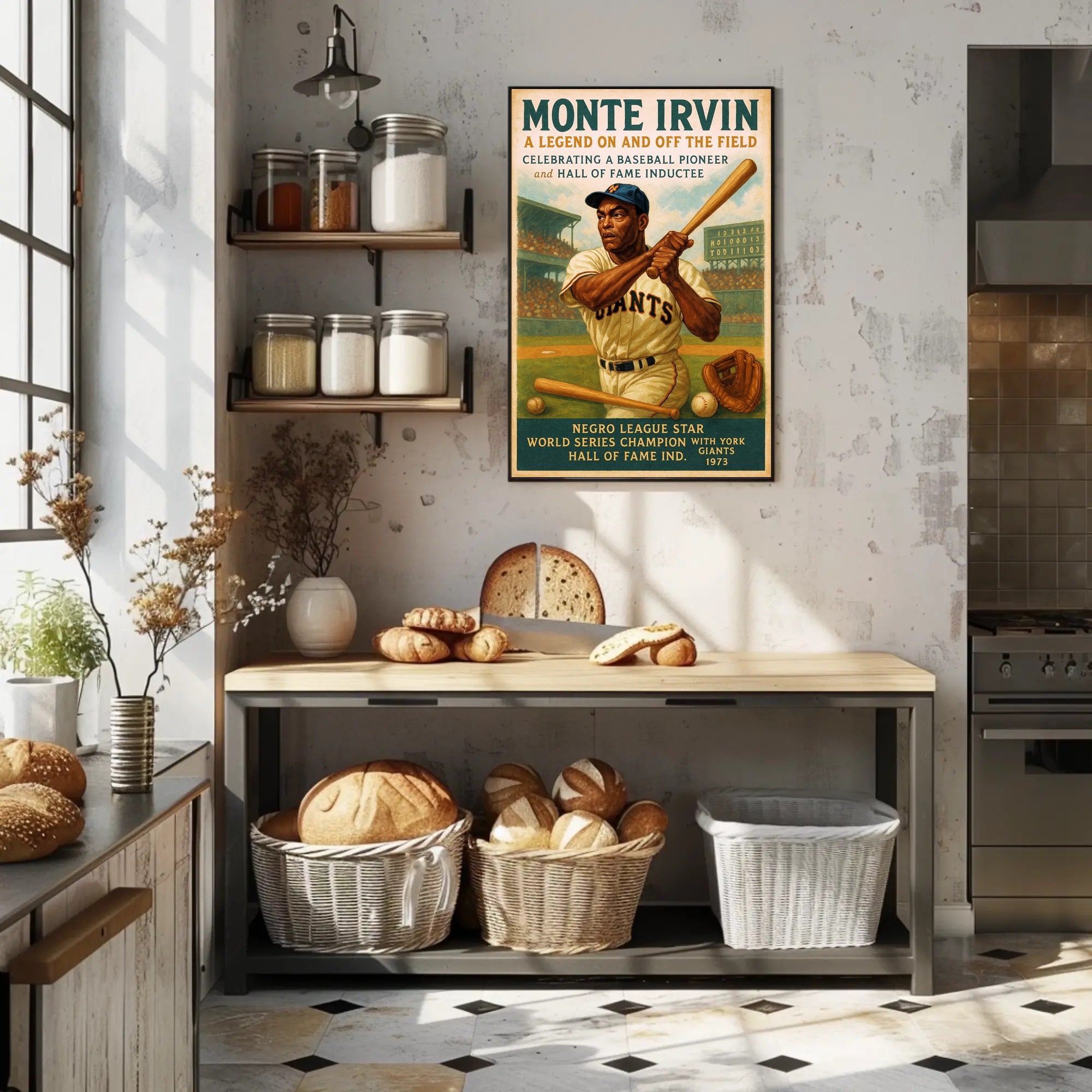 Monte Irvin A Baseball Legend Poster PosterGoat