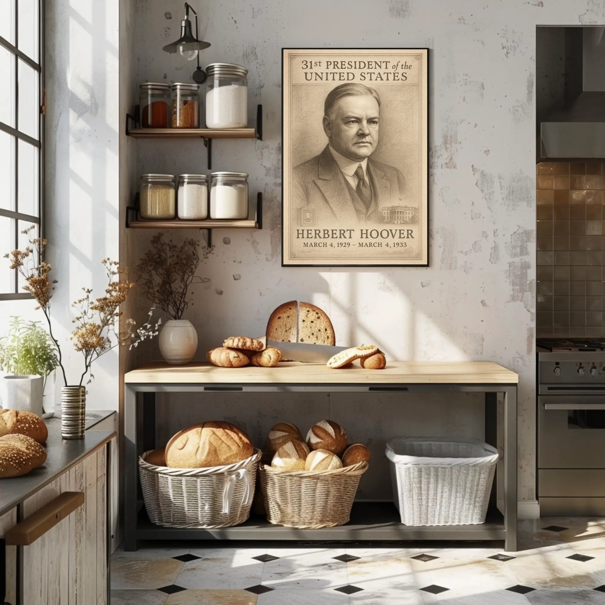 Herbert Hoover 31st President Poster PosterGoat