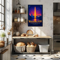 Washington A Twilight Dreamscape Poster