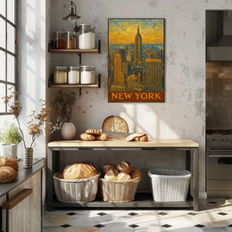 New York Skyline Poster