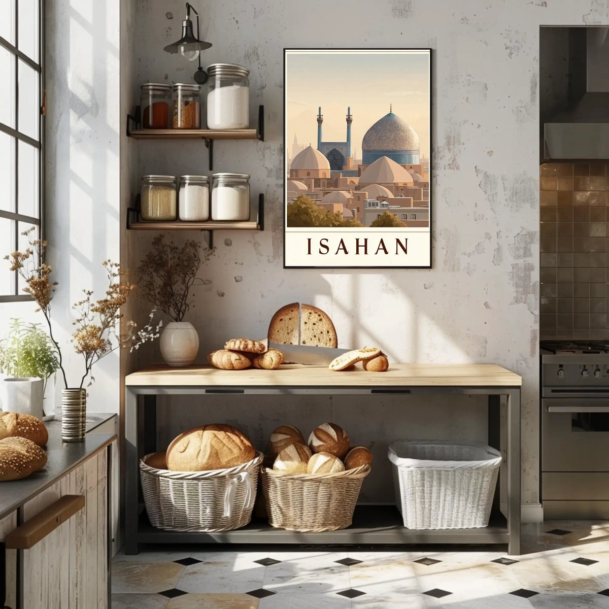 Isfahan Architectural Beauty Poster