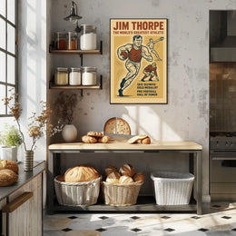 Jim Thorpe Legendary Athlete Poster
