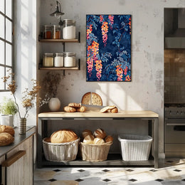 Vibrant Floral Illustrative Artwork for Artistic Poster