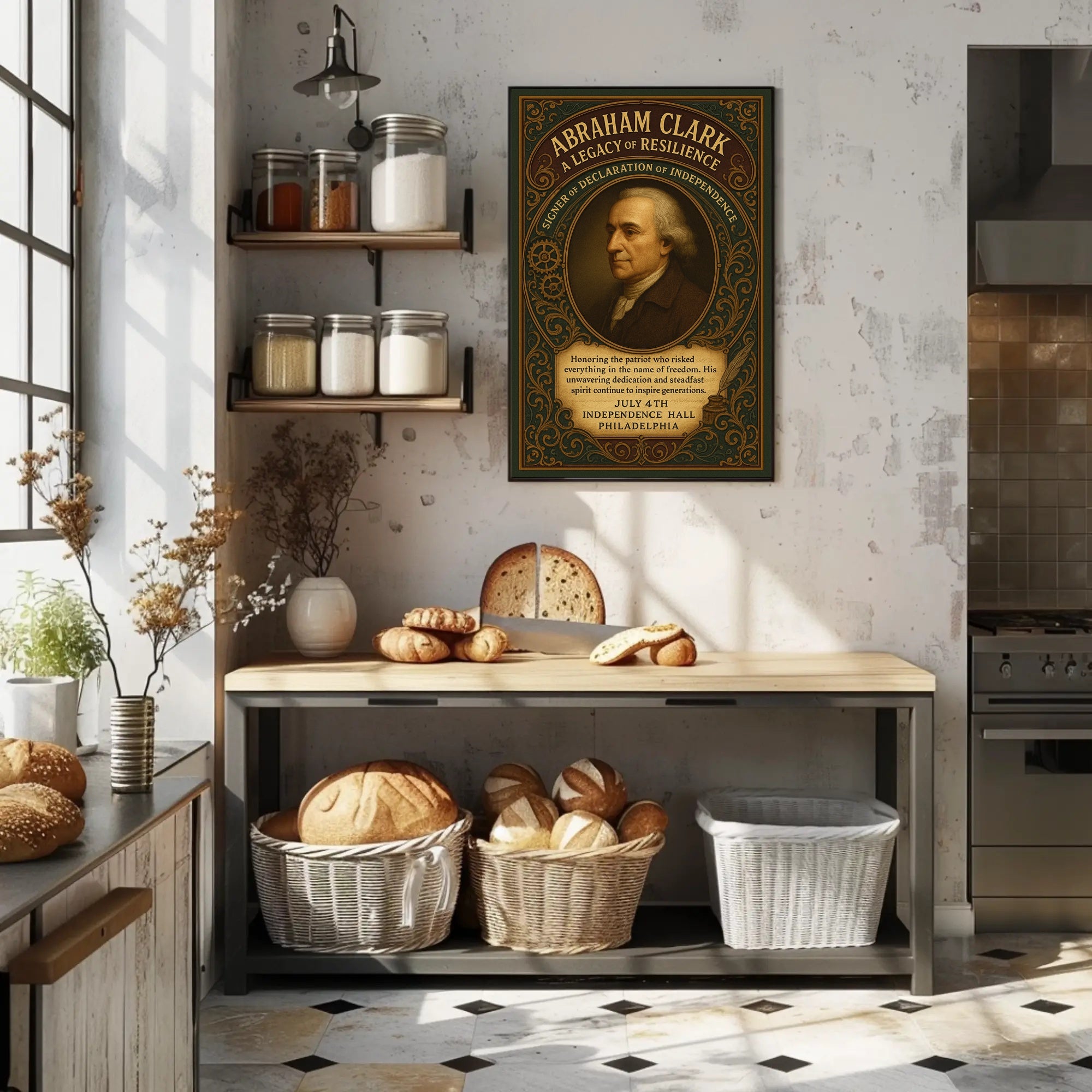 Patriotic Founding Father Historical or Presidential Poster