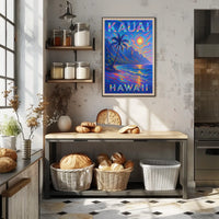 Kauai, Hawaii A Vibrant Paradise Poster