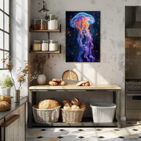 Ethereal Jellyfish Poster