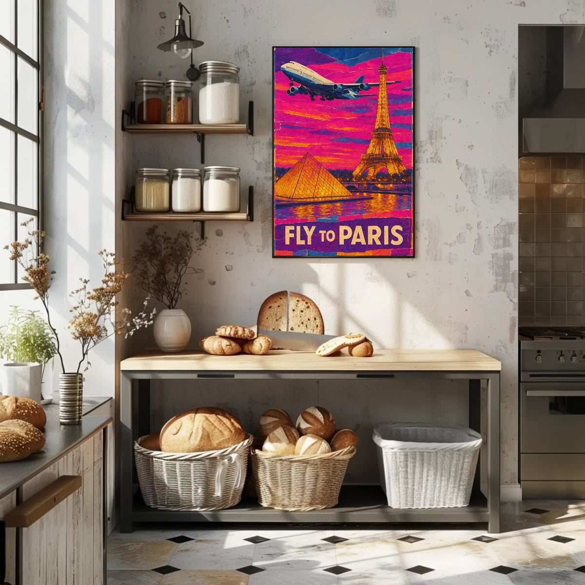 Fly To Paris Poster