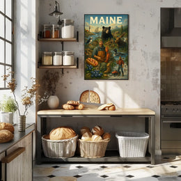 Discover Maine Poster