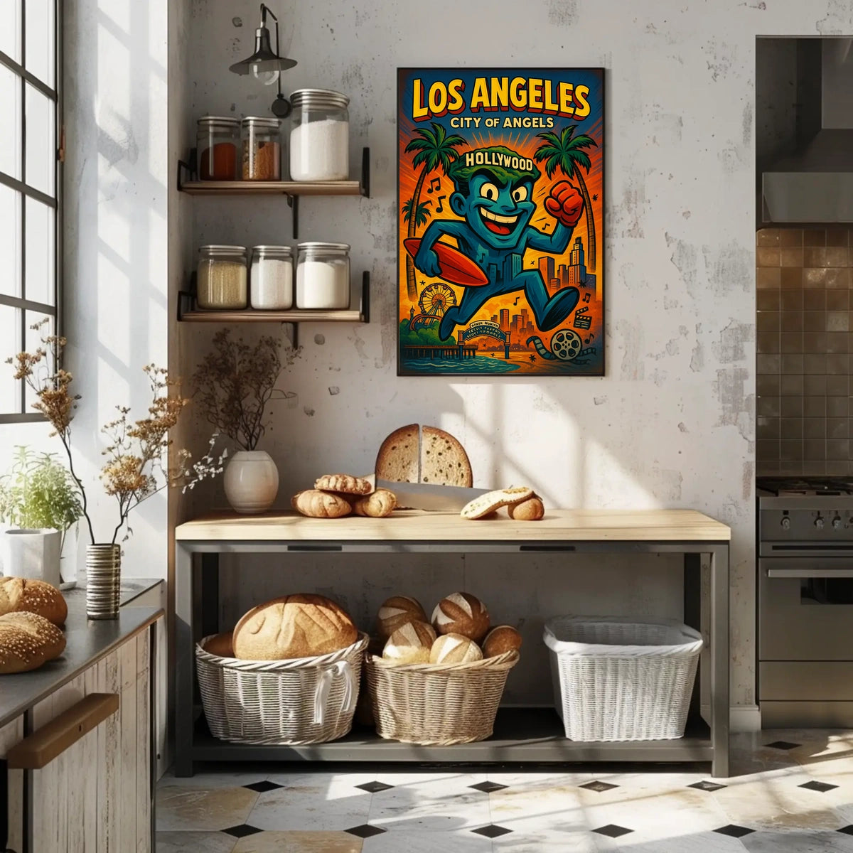 Los Angeles City Of Angels Poster