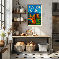 Austria A Vibrant Landscape Poster