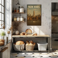 New York Cityscape Poster