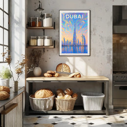 Dubai Skyline Poster