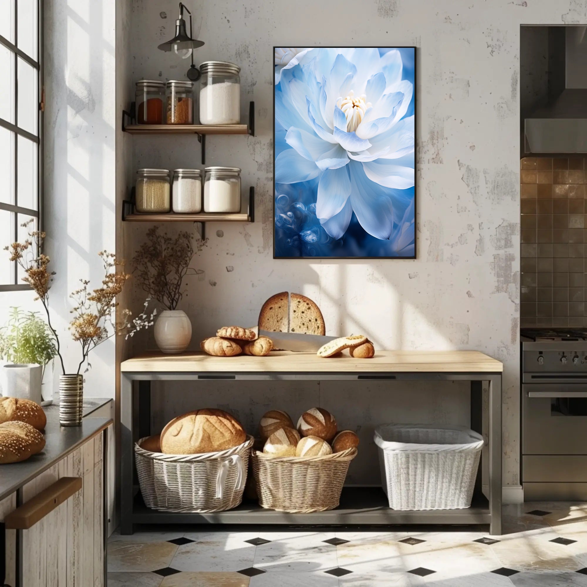Serenity In Blue Poster