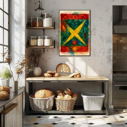Abstract Watercolor Composition Poster