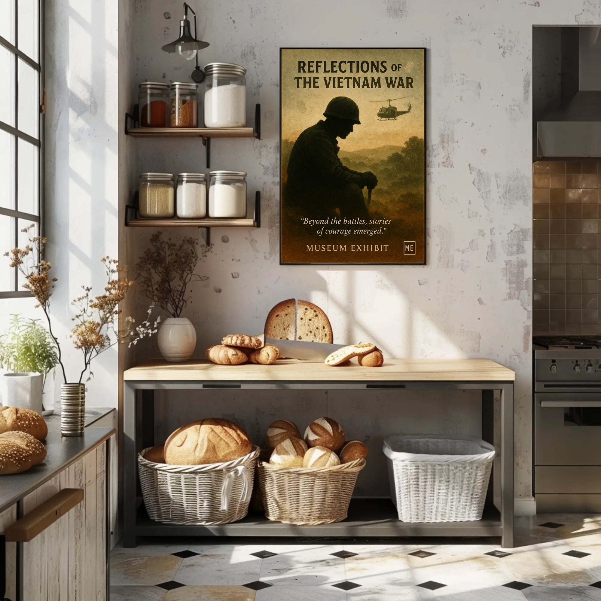 Reflections of the Vietnam War Poster Art Print