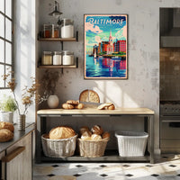 Baltimore Travel Poster
