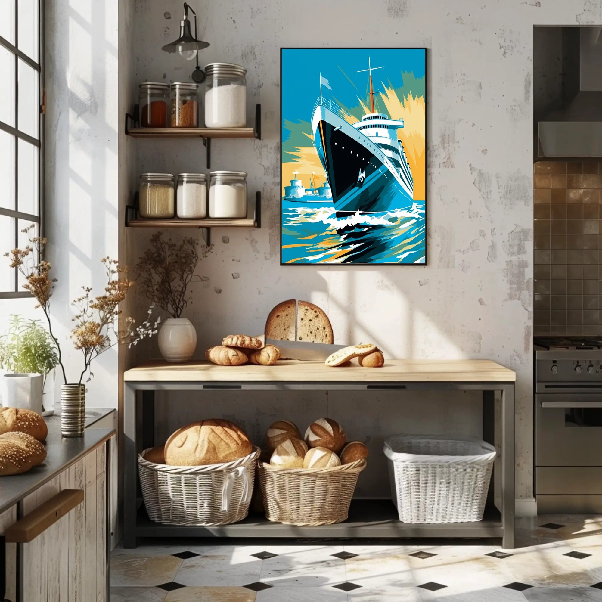 Majestic Ocean Voyage Poster