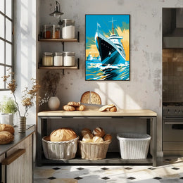 Majestic Ocean Voyage Poster