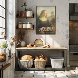 Saint Rita Of Cascia Poster