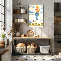 Norge Skisportens Hjemland Poster