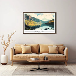 Coumshingaun Lough Scenic Beauty Travel Poster