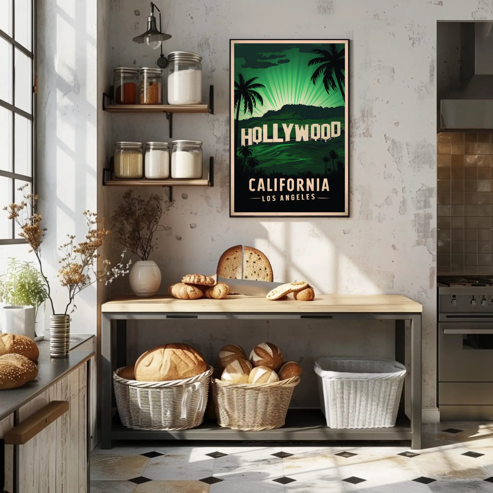 Hollywood in Los Angeles Poster