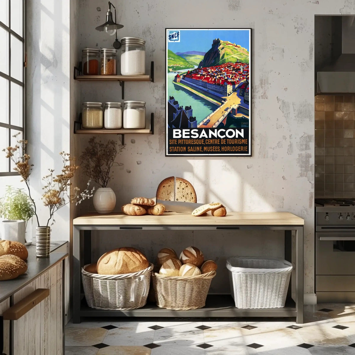 Besançon A Picturesque Tourist Poster