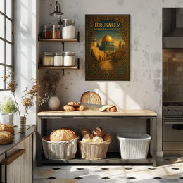 Jerusalem Harmony of History Poster