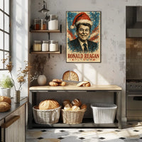 Ronald Reagan 40th President of the United States Christmas SeriesPoster