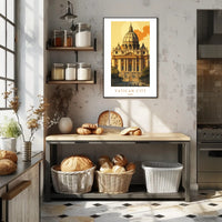 Vatican City Architectural Poster PosterGoat