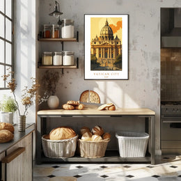Vatican City Architectural Poster PosterGoat