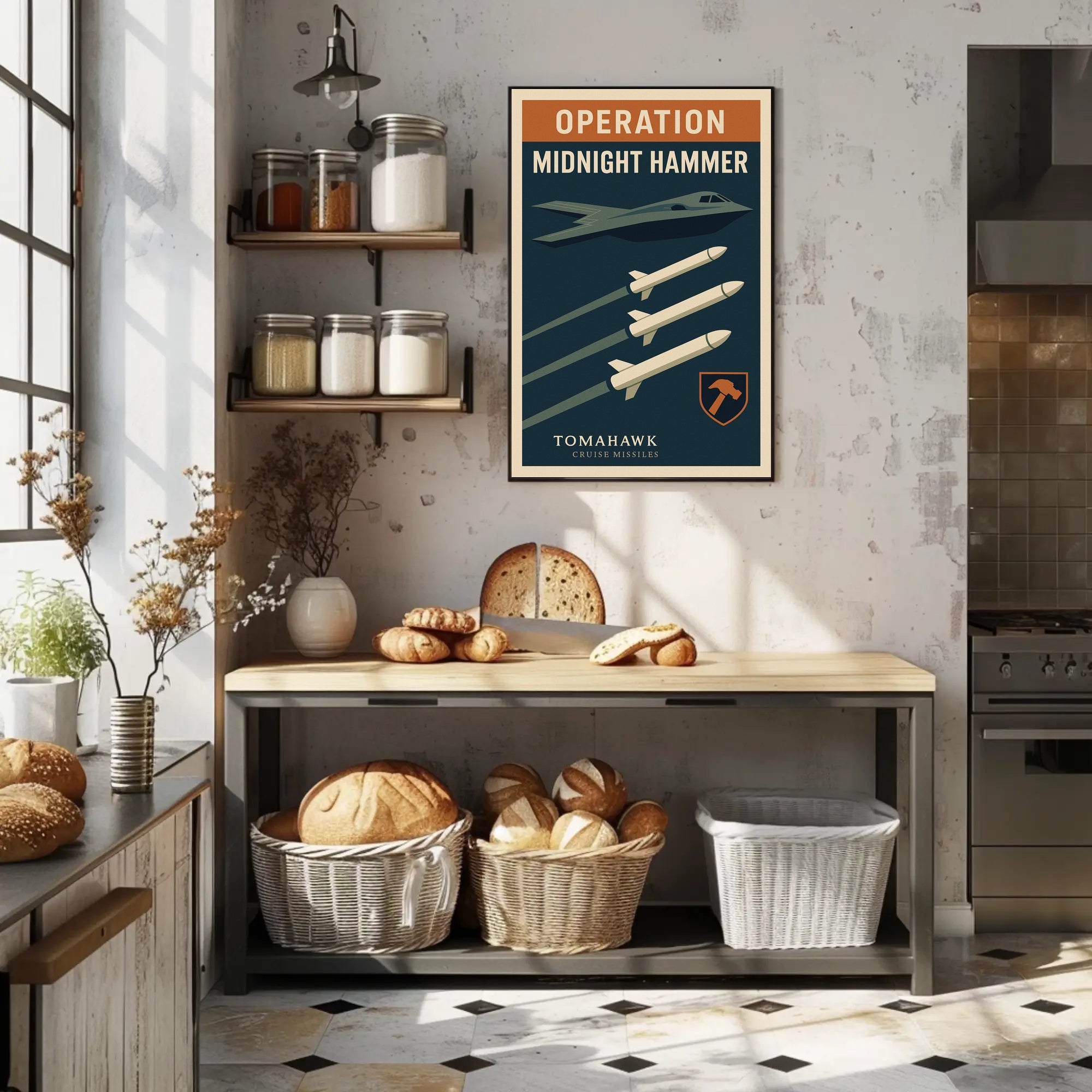 Operation Midnight Hammer Military Propaganda Poster PosterGoat