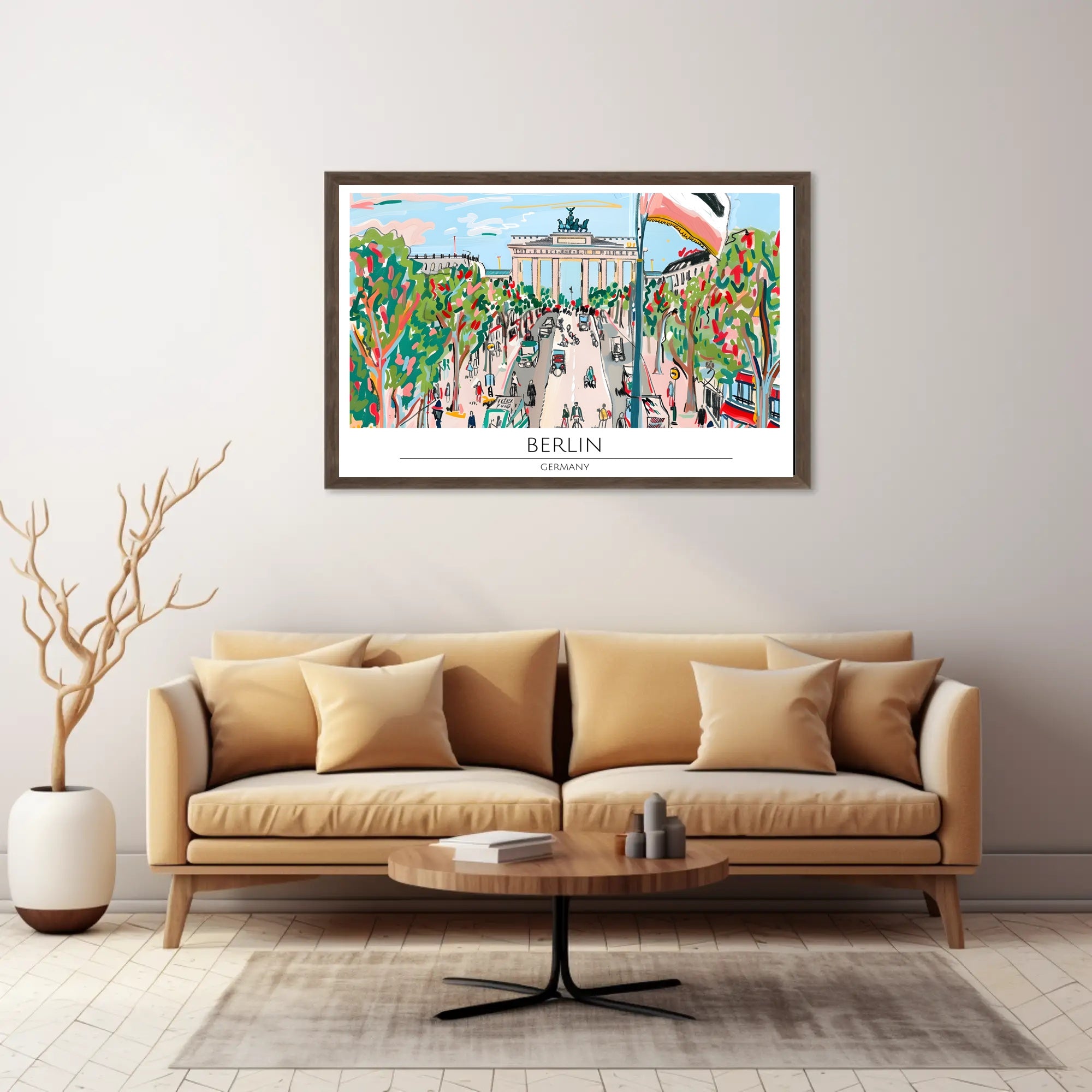 Vibrant Berlin Poster PosterGoat