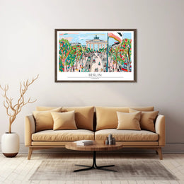 Vibrant Berlin Poster PosterGoat