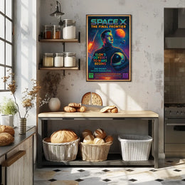 Spacex The Final Frontier Poster