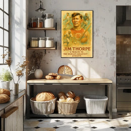 Jim Thorpe Celebrating Legendary Athleticism Poster