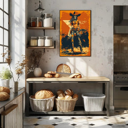 Skeleton Cowboy Poster PosterGoat