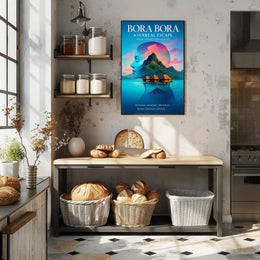 Bora Bora  A Surreal Escape Poster PosterGoat