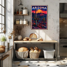 Arizona Sunset Landscape Poster