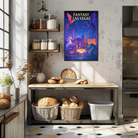 Fantasy Las Vegas Poster PosterGoat