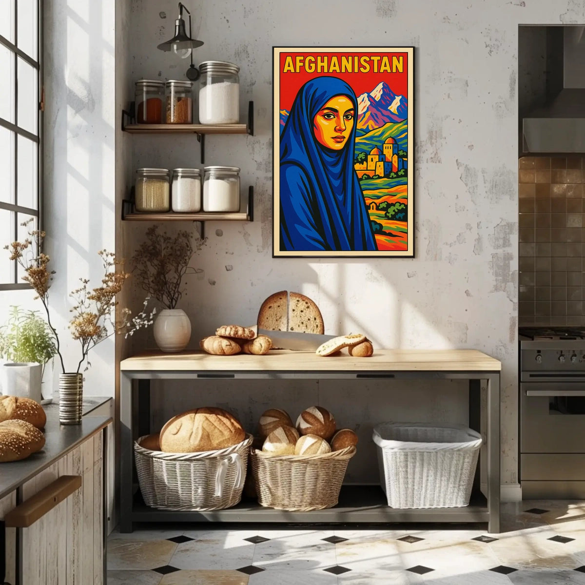 Afghanistan Cultural Portrait Poster