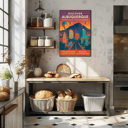 Discover Albuquerque Poster PosterGoat