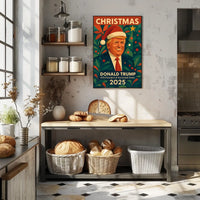 Christmas Cheer in Santa Style - Artistic Poster